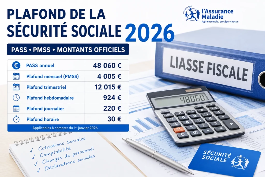 Liasse fiscale 2026 : comment utiliser le plafond de la Sécurité sociale ? 2 PASS 2026 découvrez les nouveaux plafonds de la Sécurité sociale et leurs impacts fiscaux
