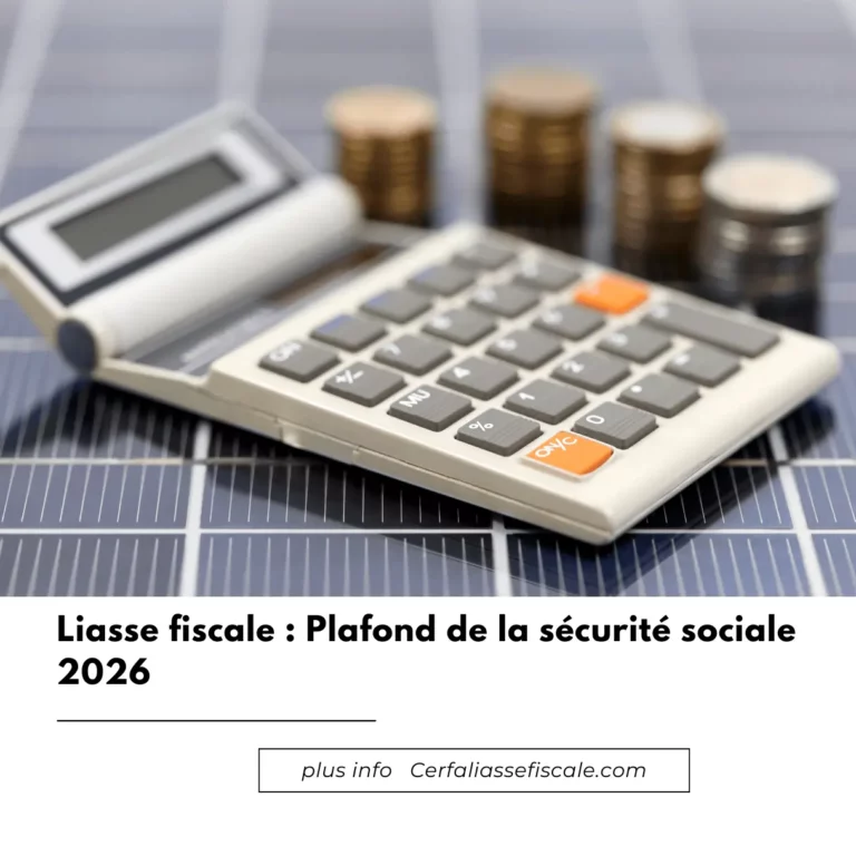 Liasse fiscale : Plafond de la sécurité sociale 2026