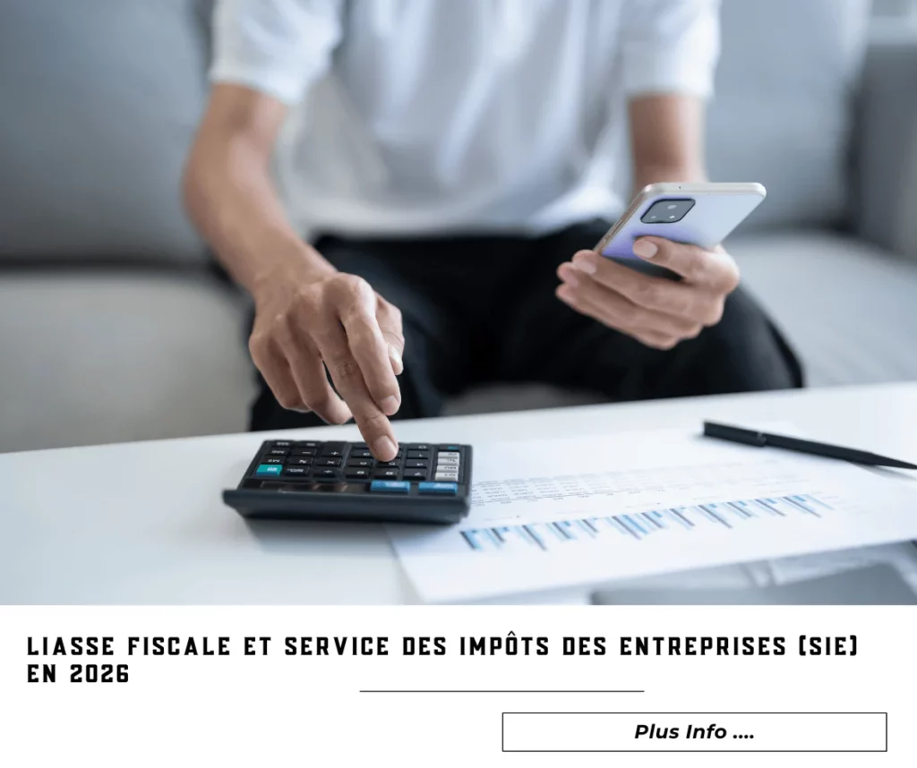 Liasse fiscale et Service des Impots des Entreprises SIE en 2026