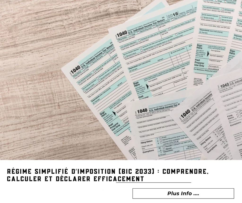 Regime simplifie dimposition BIC 2033 comprendre calculer et declarer efficacement 1