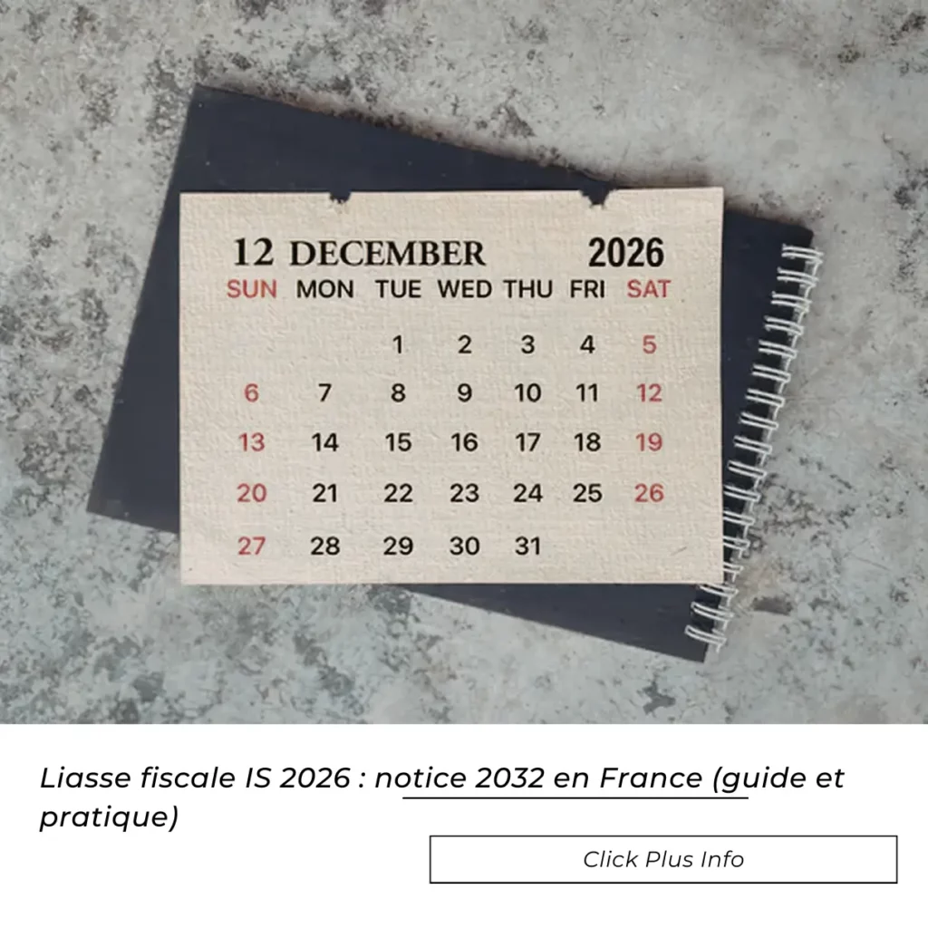 Liasse fiscale IS 2026 notice 2032 en France guide et pratique