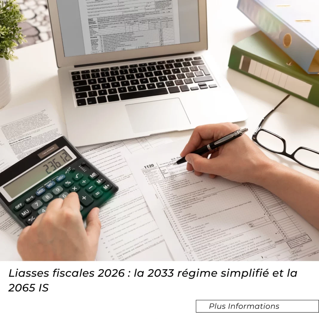 Liasses fiscales 2026 : la 2033 régime simplifié et la 2065 IS