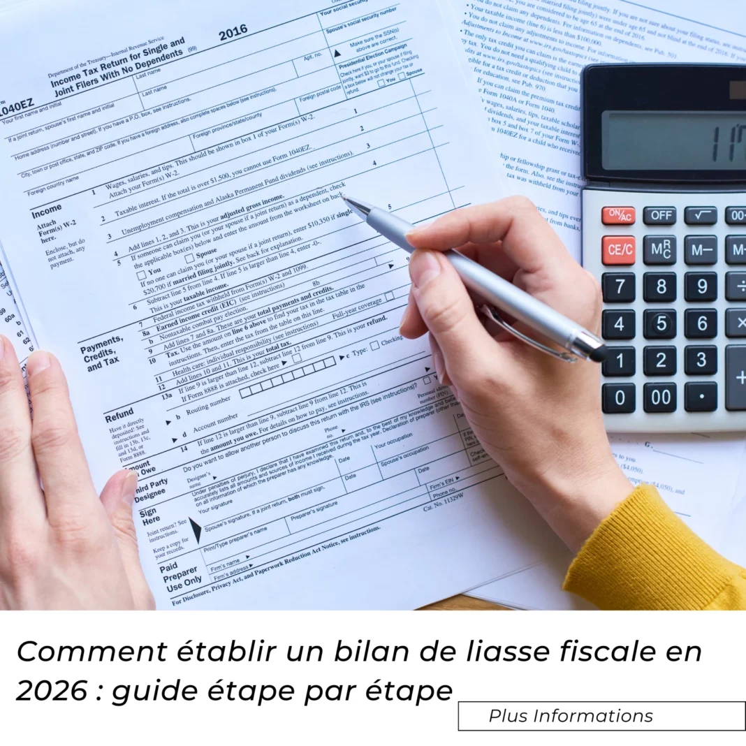 Comment établir un bilan de liasse fiscale en 2026 guide étape par étape