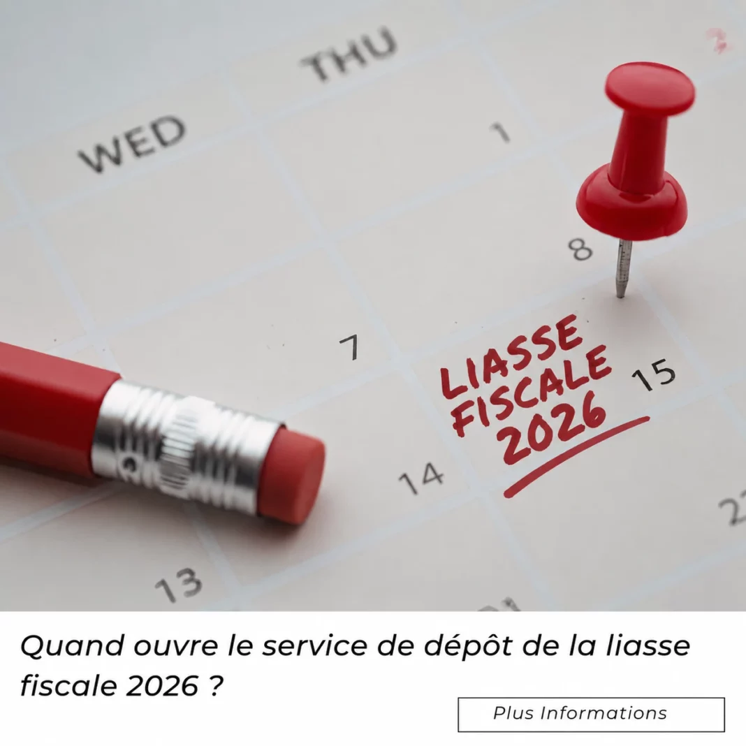 Quand ouvre le service de dépôt de la liasse fiscale 2026