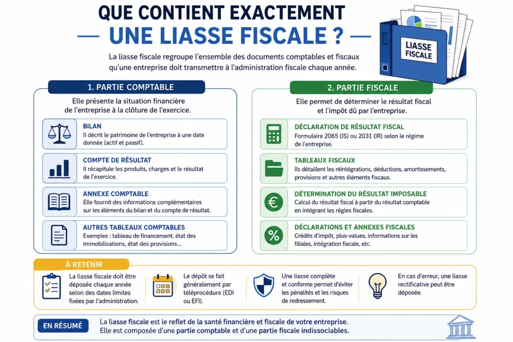Une liasse fiscale expliquée visuellement