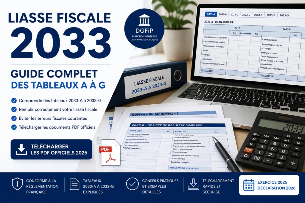 Liasse fiscale 2033 : Tout comprendre pour éviter les erreurs fiscales Et télécharger les documents PDF 2 Liasse fiscale 2033 Tout comprendre pour éviter les erreurs fiscales Et télécharger