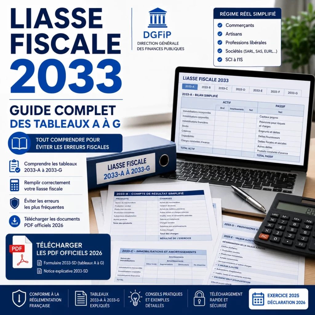 Liasse fiscale 2033 : Tout comprendre pour éviter les erreurs fiscales Et télécharger les documents PDF 1 Liasse fiscale 2033 Tout comprendre pour éviter les erreurs fiscales Et télécharger