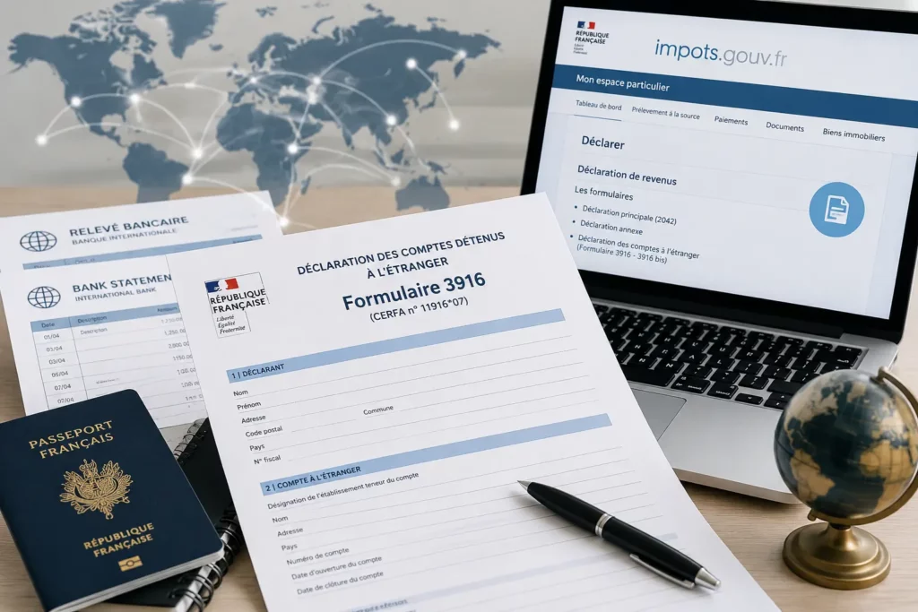 Formulaire 3916 (Cerfa 11916) : déclaration des comptes étrangers 2 Formulaire 3916 Cerfa 11916 declaration
