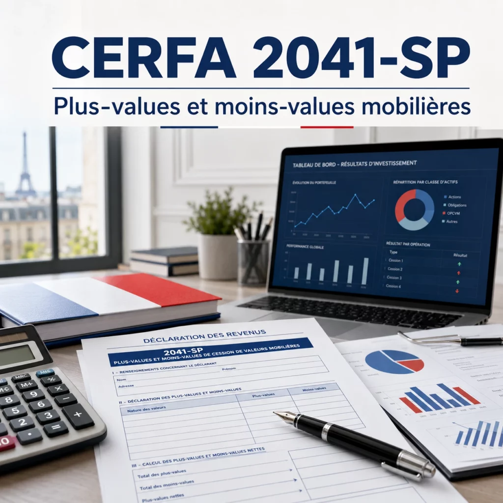 Cerfa 2041-SP : comment déclarer et compenser vos plus-values et moins-values mobilières ? 1 Cerfa 2041-SP comment déclarer et compenser vos plus-values et moins-values mobilières
