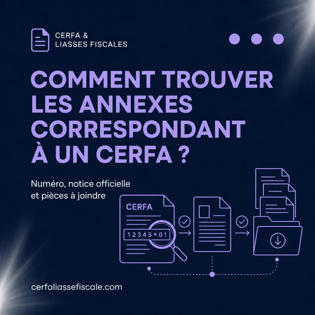 Comment trouver les annexes correspondant à un CERFA 
