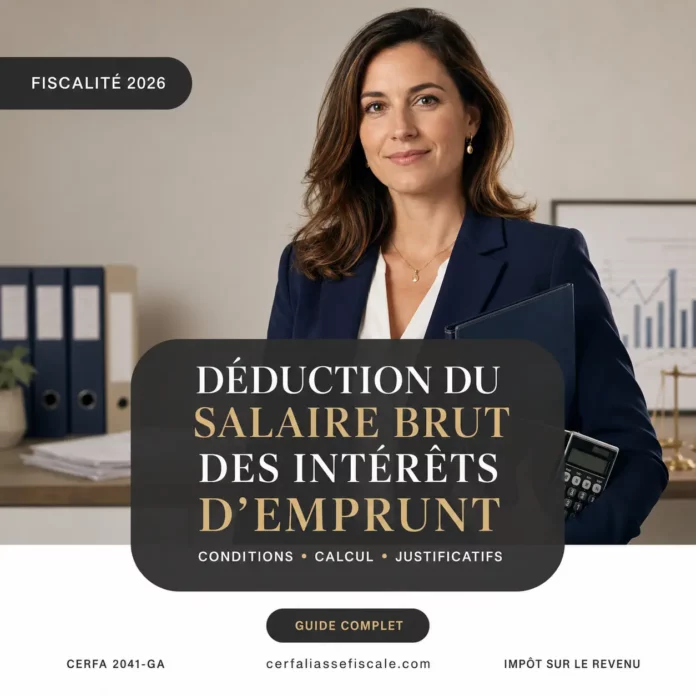 Déduction du salaire brut des intérêts d’emprunt conditions fiscales 2026 Déduction du salaire brut des intérêts d’emprunt conditions fiscales 2026