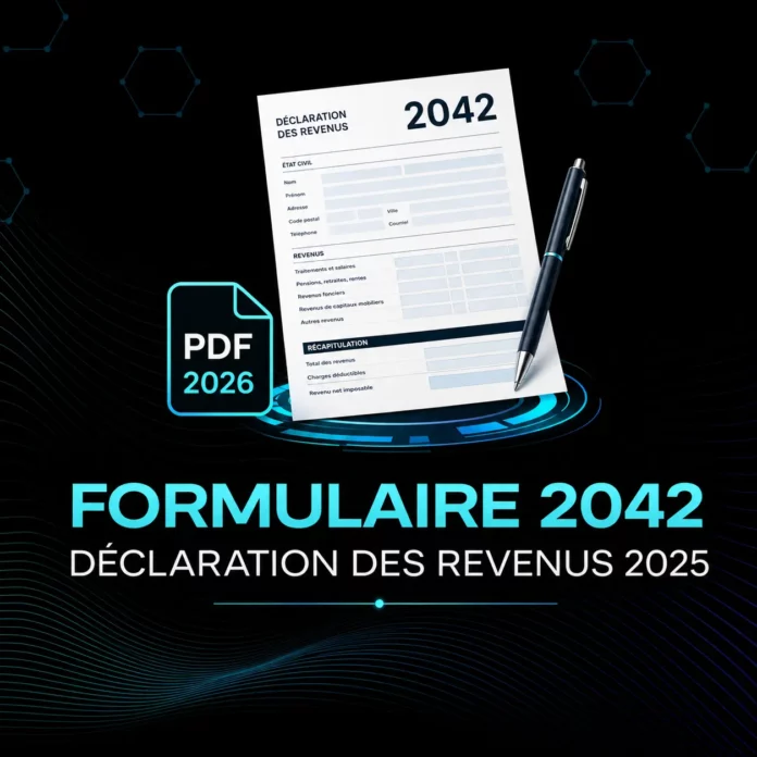 Formulaire n° 2042 – Déclaration des revenus PDF 2026