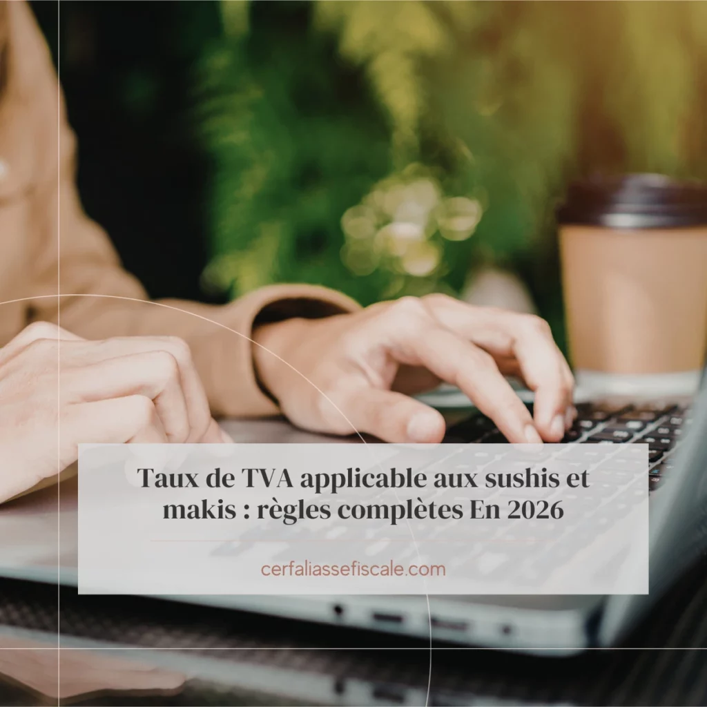 Taux de TVA applicable aux sushis et makis : règles complètes En 2026