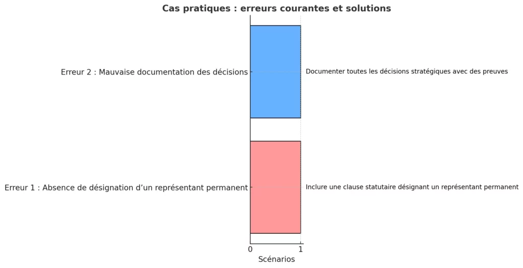 Cas pratiques erreurs courantes et solutions