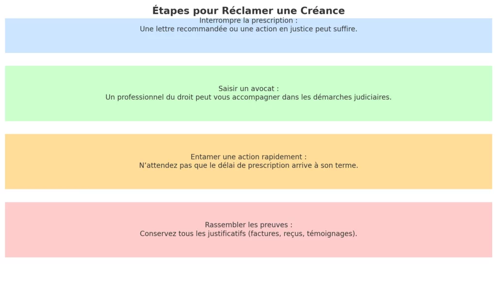 Patrimoine et Famille : Prescription des Créances entre Concubins 2 Etapes pour Reclamer une Creance