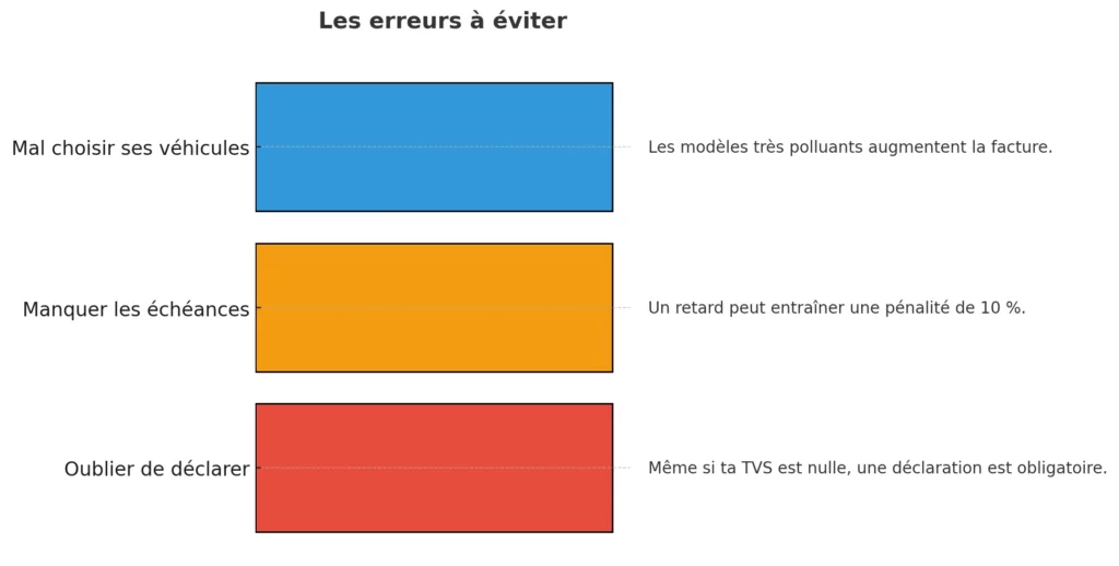 La Taxe sur les Véhicules de Sociétés (TVS) en 2025 3 Les erreurs a eviter