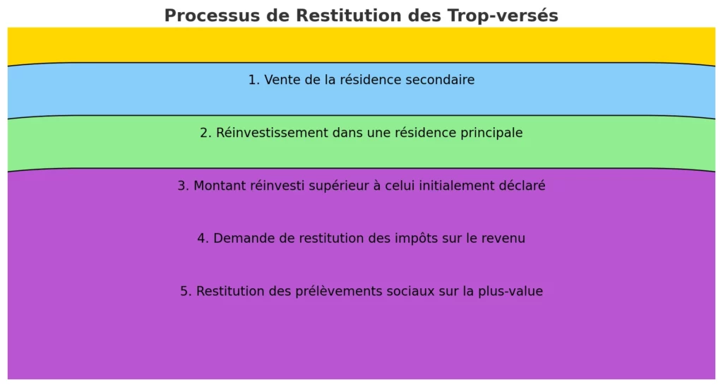 Cession immobilière : comment réclamer un trop-versé fiscal ? 2 Processus de Restitution des Trop verses 1