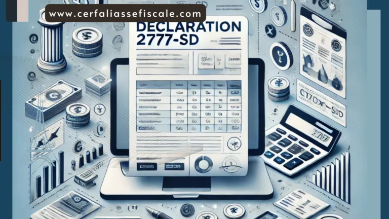 Comprendre sur la déclaration 2777-SD : Guide pour optimiser vos revenus de capitaux mobiliers