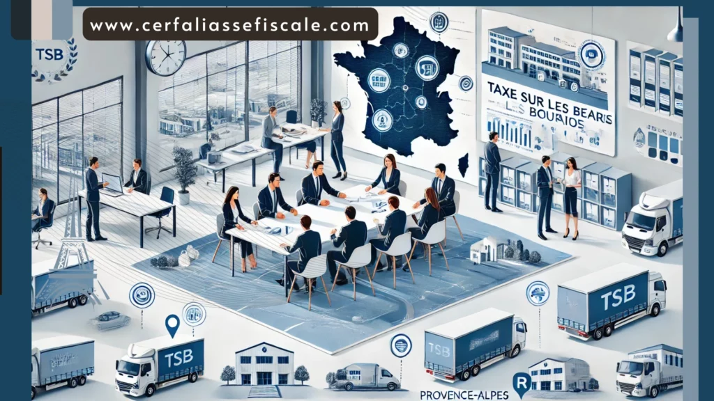 Taxe sur les bureaux TSB et surfaces de stationnement 2025