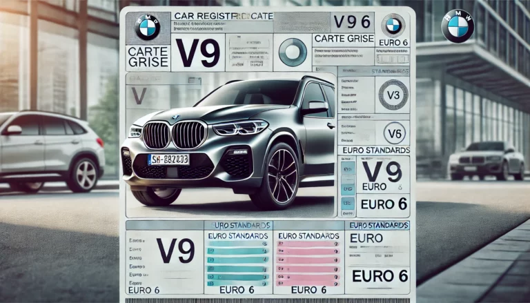 Comprendre la Mention V9 sur la Carte Grise et Son Importance pour Votre Véhicule