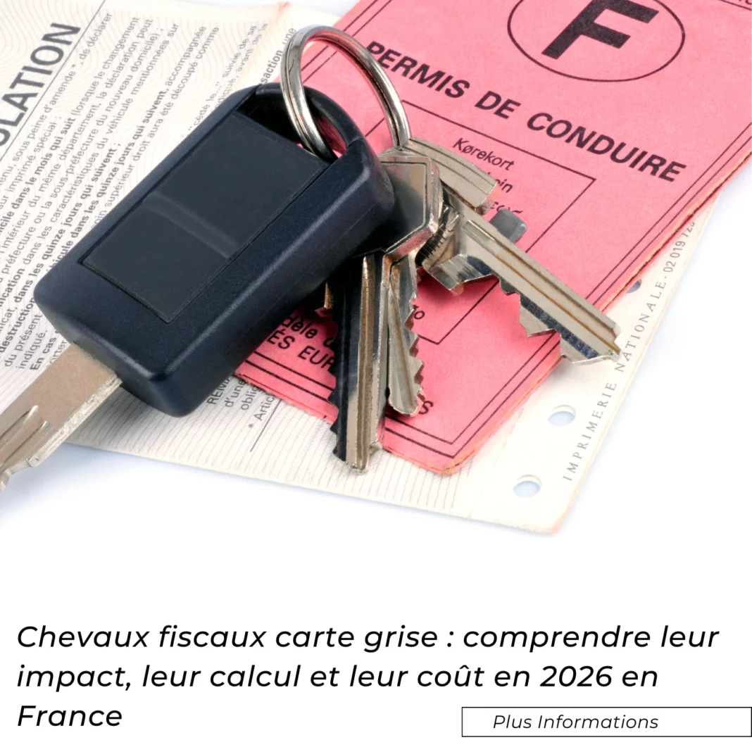 Chevaux fiscaux carte grise comprendre leur impact, leur calcul et leur coût en 2026 en France