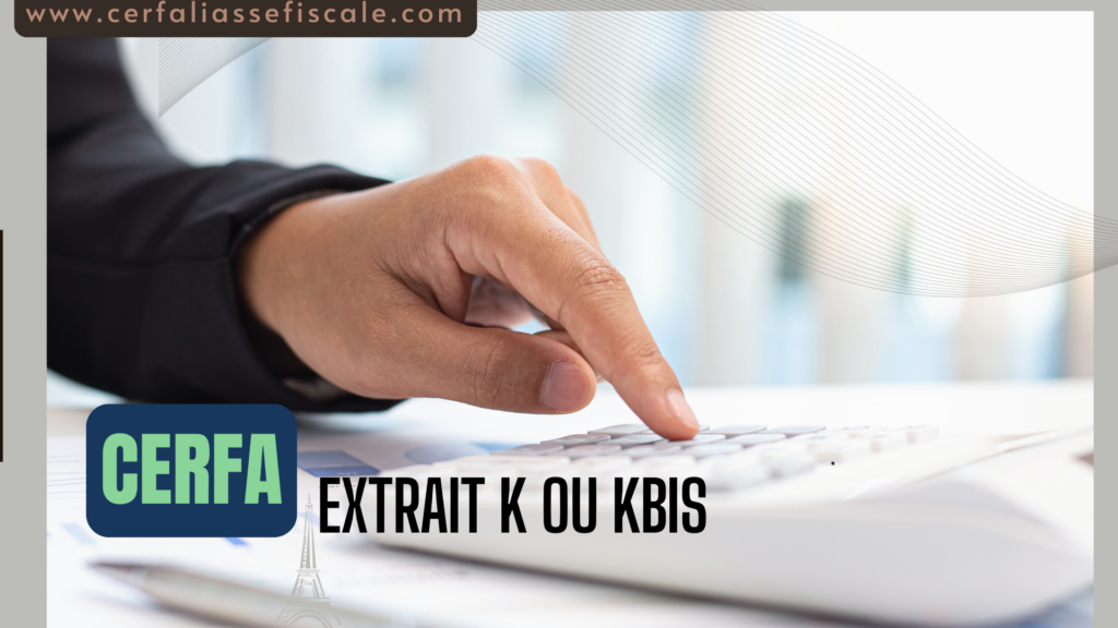 extrait K ou Kbis