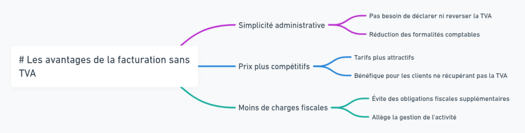 les avantages de la facturation sans TVA