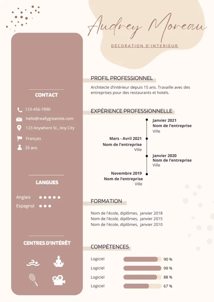 À quoi sert une lettre de recommandation ? 2 CV Professionnel Moderne Simple Beige blanc