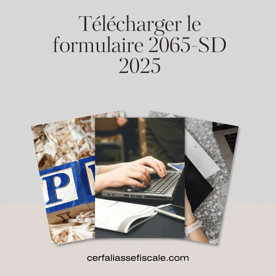 Télécharger le formulaire 2065‑SD 2025