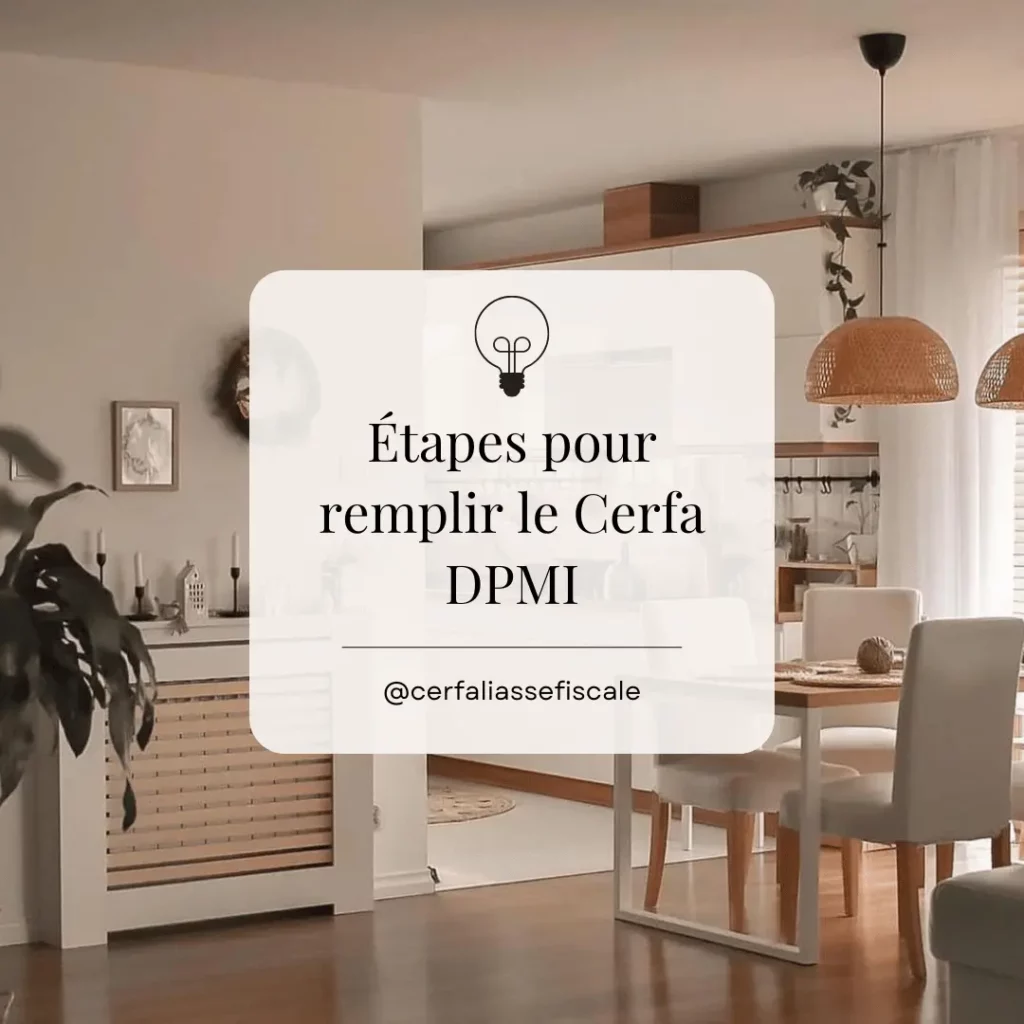 Etapes pour remplir le Cerfa DPMI