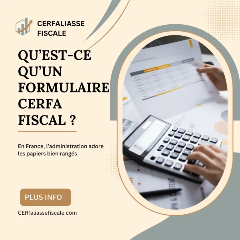 Qu’est-ce qu’un formulaire Cerfa fiscal ?