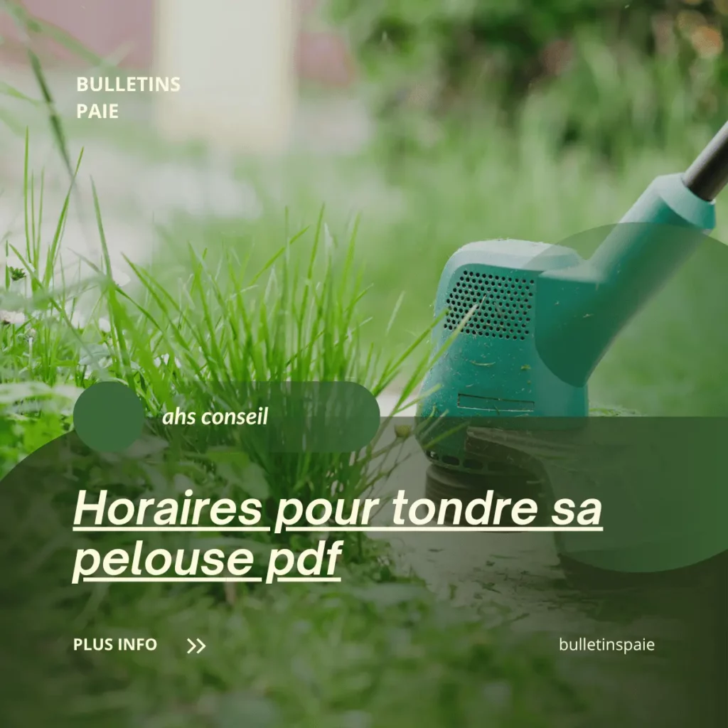 Horaires pour tondre sa pelouse pdf 1 Horaires pour tondre sa pelouse pdf