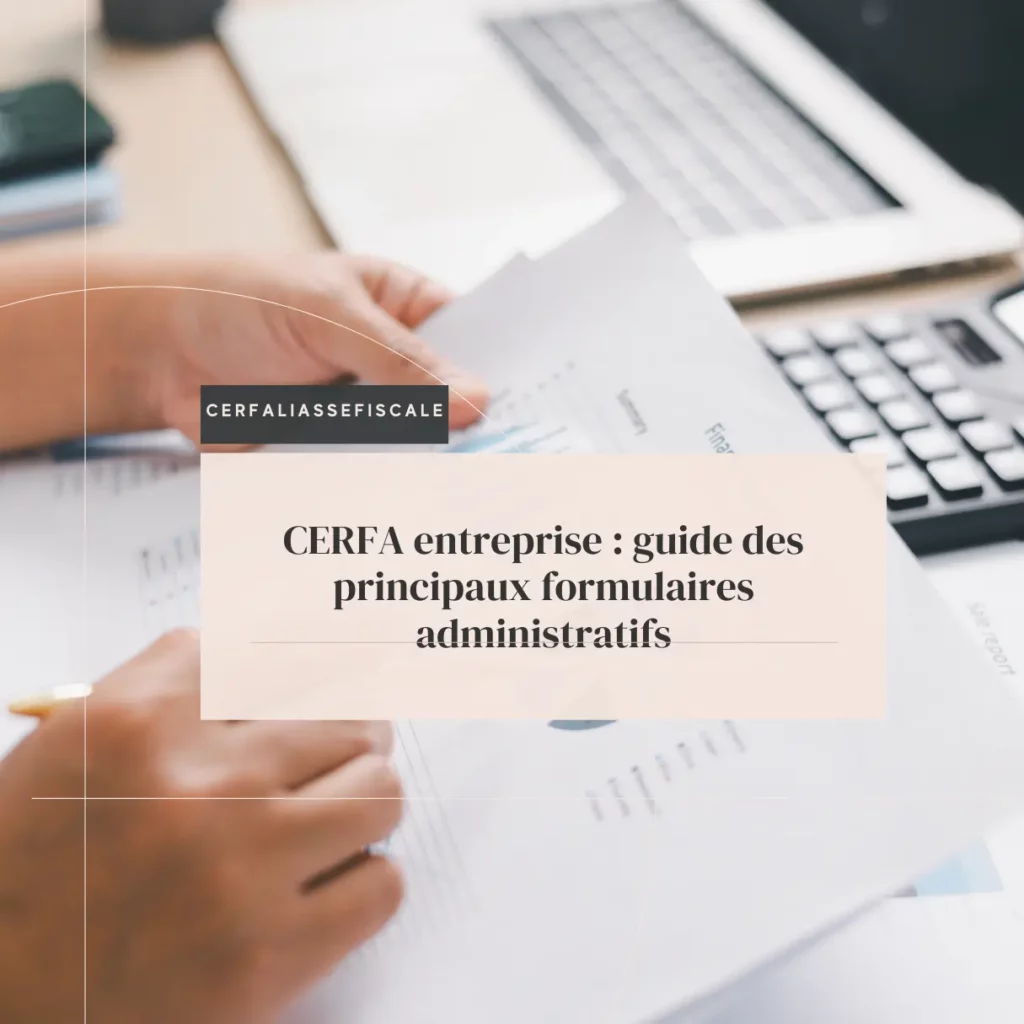 CERFA entreprise : guide des principaux formulaires administratifs 1 CERFA entreprise guide des principaux formulaires administratifs
