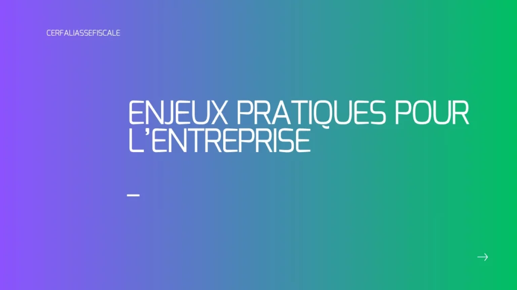 Enjeux pratiques pour lentreprise 1