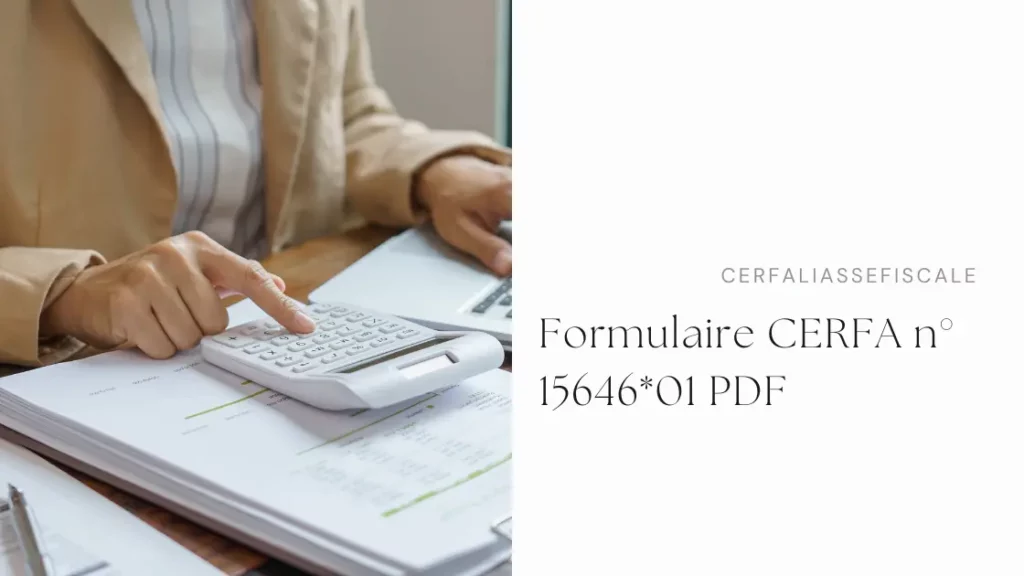 Formulaire CERFA n° 1564601 PDF