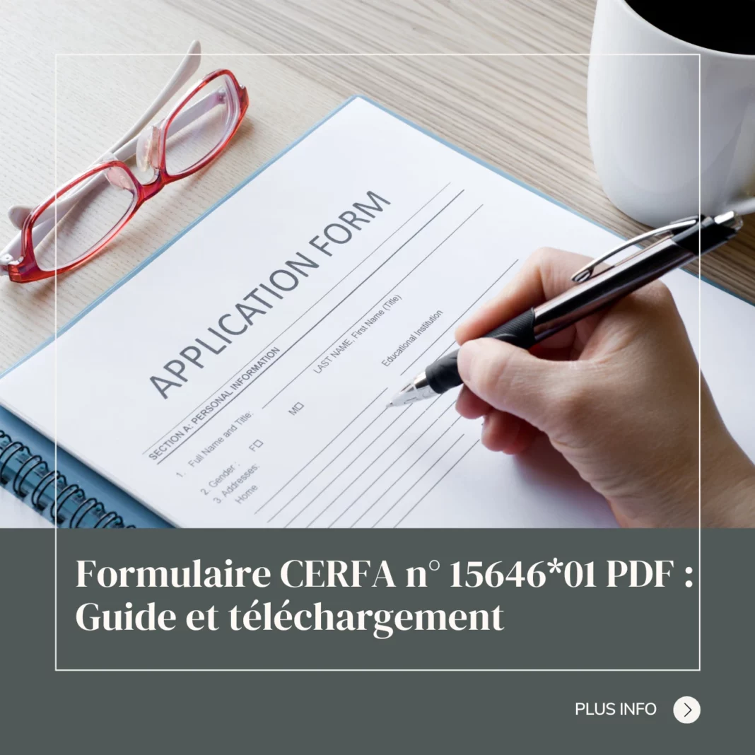 Formulaire CERFA n° 15646*01 PDF : Guide et téléchargement