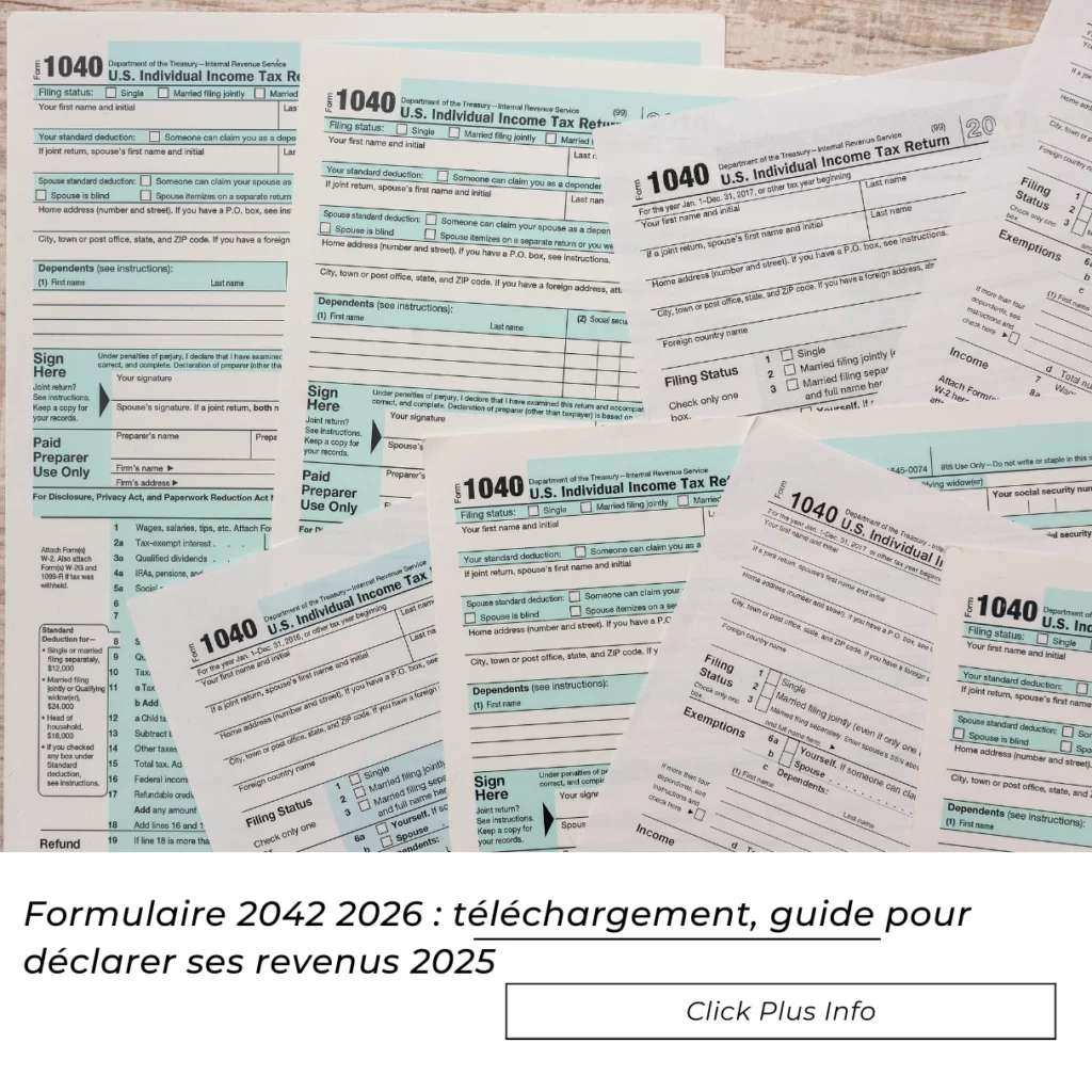 Formulaire 2042 2026 telechargement guide pour declarer ses revenus 2025