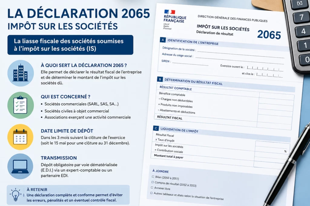 Composition de la déclaration 2031 BIC
