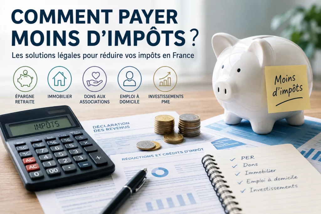 Comment payer moins d’impôts en 2026 ? Guide des solutions légales pour réduire votre fiscalité 2 Payer moins d'impôts en France en 2026