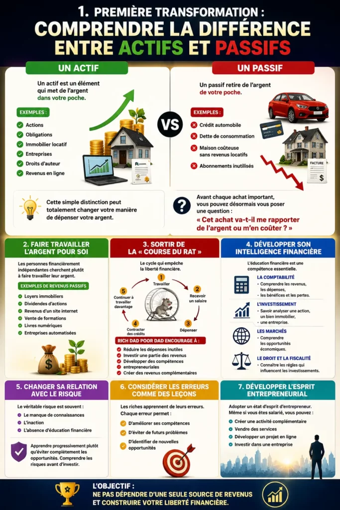 Comment Rich Dad Poor Dad peut transformer votre vision de l’argent ? 2 Pourquoi Rich Dad Poor Dad est différent des autres livres financiers