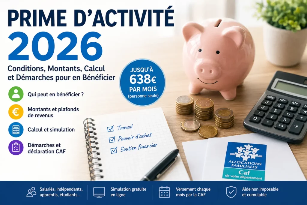 Prime dactivite Informations et simulation
