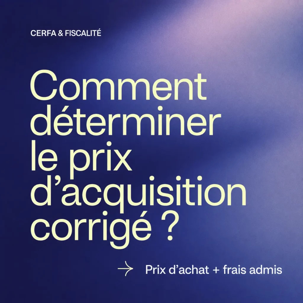 Téléchargez la déclaration de plus-value sur les cessions de terrains à bâtir 2 Comment déterminer le prix d’acquisition corrigé