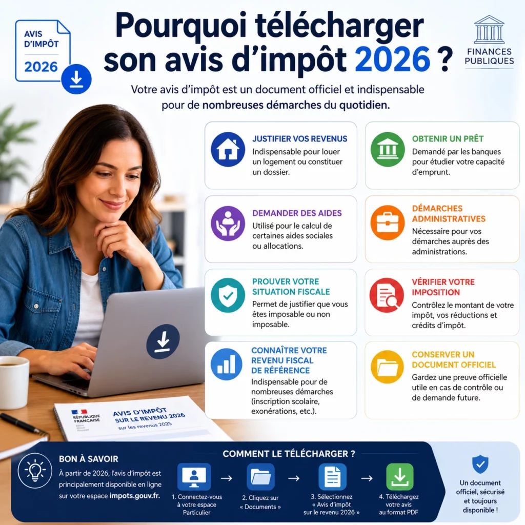 Pourquoi télécharger votre avis d’impôt 

