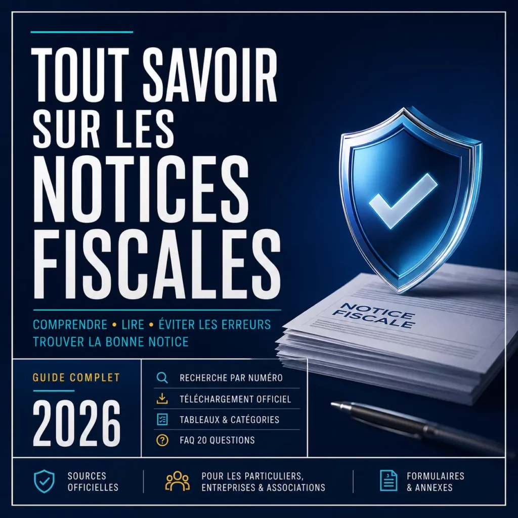 Toutes les notices CERFA et fiscales  Guide 2026 (PDF...
