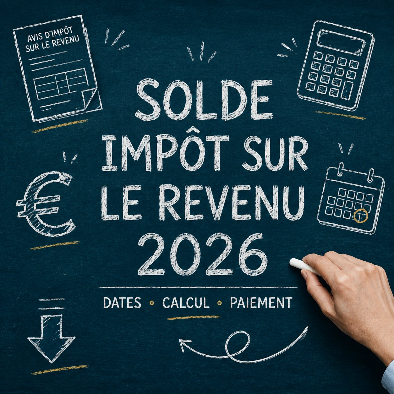 Solde impôt sur le revenu 2026 : dates de prélèvement, calcul et paiement