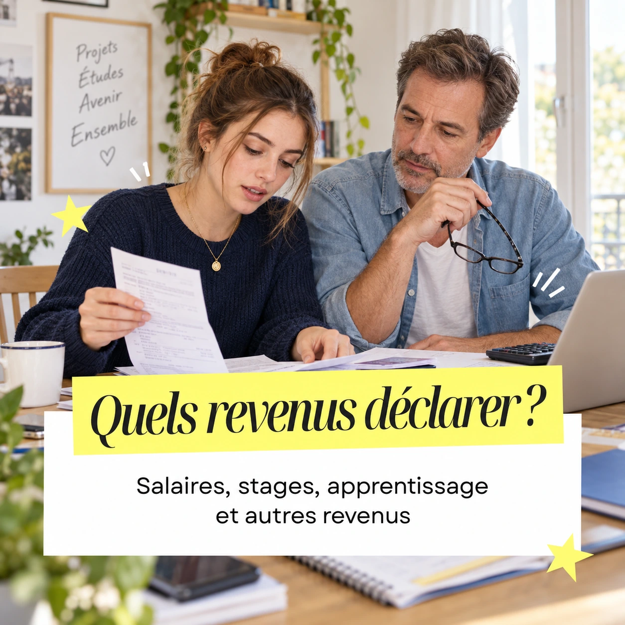 Déclaration revenus enfants majeurs rattachés au foyer fiscal en 2027